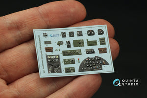 Quinta Studio QD48478 Nakajima B5N2 Kate 3D-Printed coloured Interior on decal paper (Hasegawa) 1/48 – immagine 5