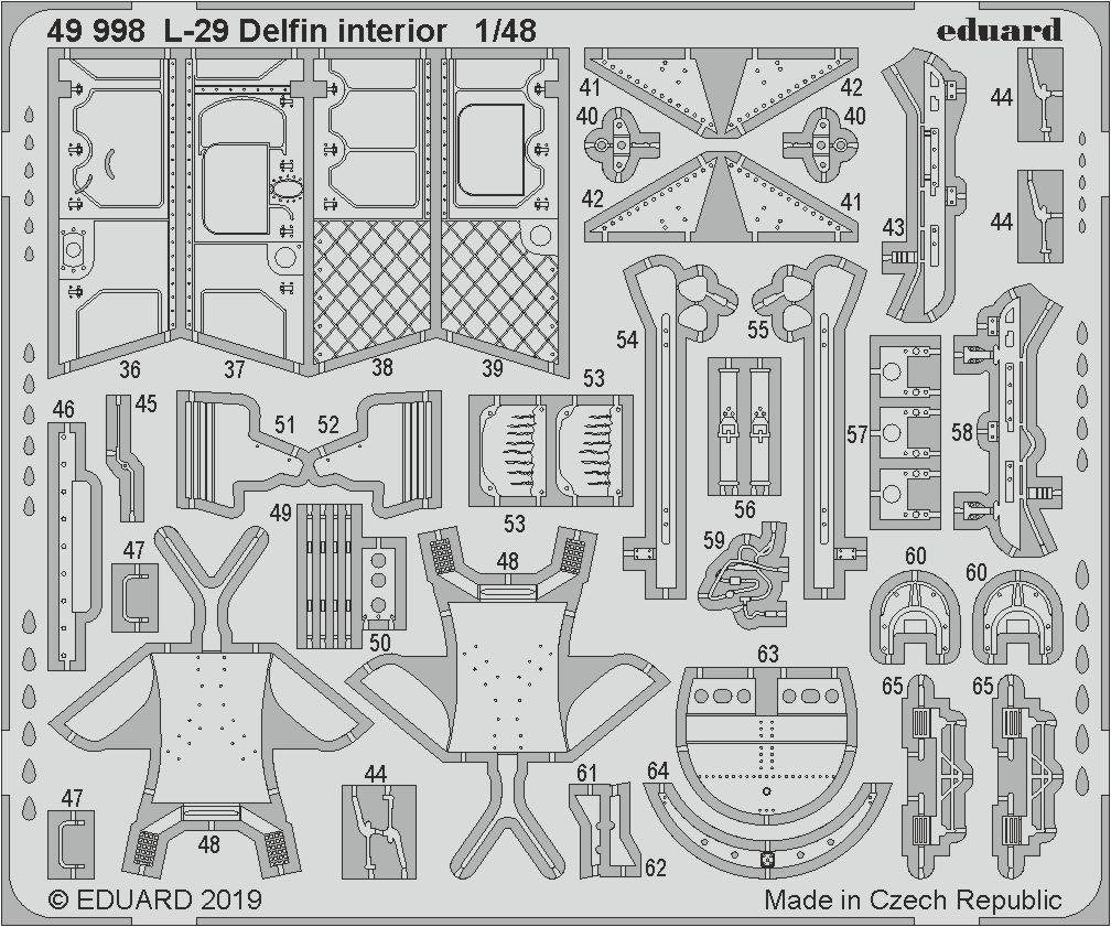 Eduard 49998 L-29 Delfin interior AMK 1/48 – Bild 2