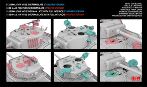Rye Field Model 5132 M4A3 76W VVSS Sherman Late Standard Version 1/35 – imagen 4