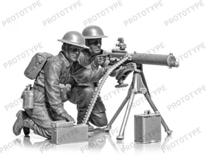 ICM 35646 WWII British Vickers MG Crew (Vickers MG &amp;amp; 2 figures) 1/35 – imagen 3
