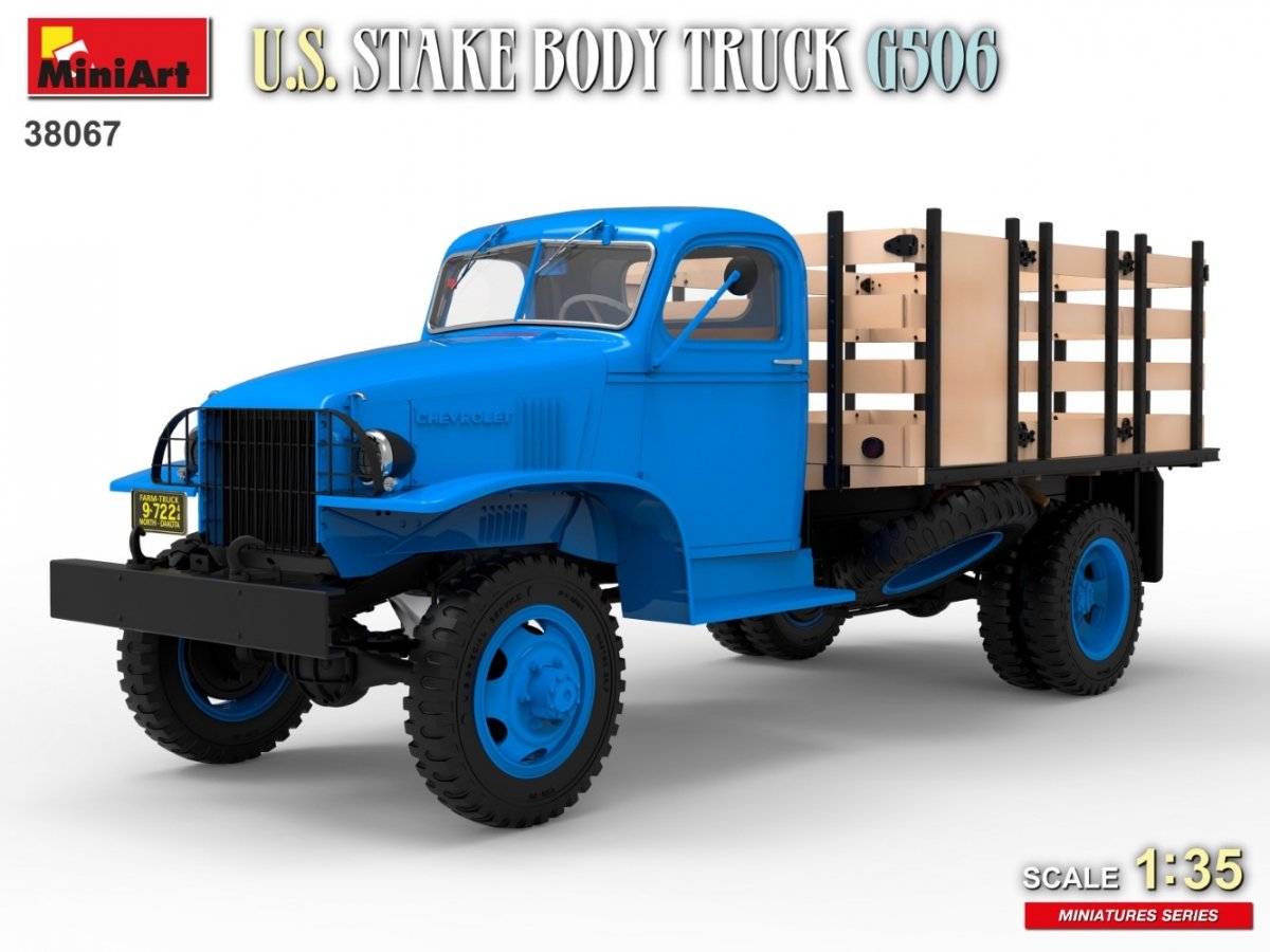 MiniArt 38067 U.S. STAKE BODY TRUCK G506 1/35 – imagen 2