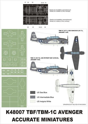 Montex K48007 TBM-1C Avenger 1/48
