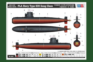 Hobby Boss 83518 PLA Navy Type 039 Song Class 1/350 – image 4