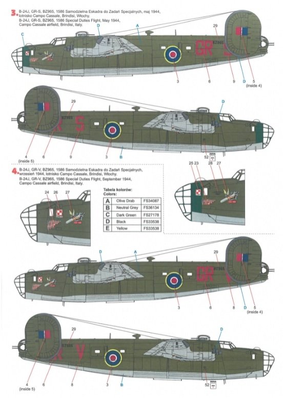 Techmod 48823 B-24 Liberator 1/48 – zdjęcie 3