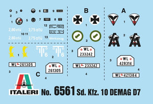 Italeri 6561 Sd.Kfz. 10 DEMAG D7 avec parachutistes allemands 1/35 – image 2