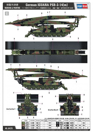 Hobby Boss 84570 German IGUANA PSB-2-14(m) 1/35 – imagen 14
