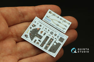 Quinta Studio QD48384 F8F-2 Bearcat 3D-Printed &amp;amp; coloured Interior on decal paper (Hobby Boss) 1/48 – imagen 4