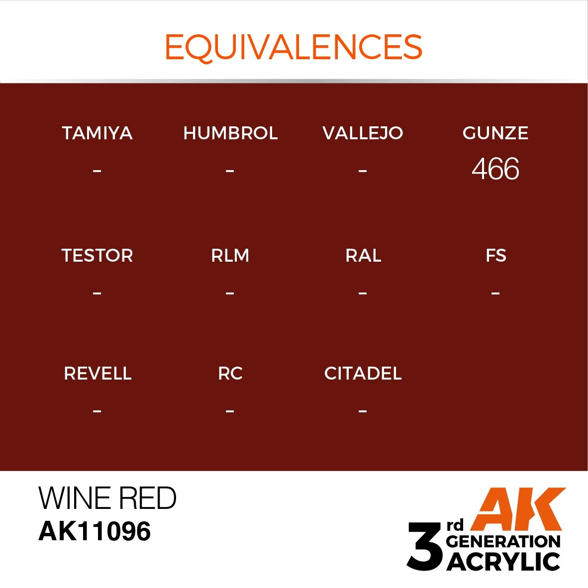 AK Interactive AK11096 WINE RED – STANDARD 17ml – image 3