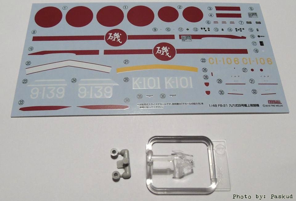 Fine Molds FB21 IJN A5M4 Type 96 Claude 1/48 – immagine 5