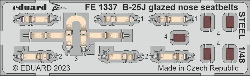 Eduard BIG49368 B-25J glazed nose HONG KONG MODELS 1/48 – imagen 4