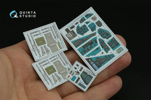 Quinta Studio QD48356 Mi-24D 3D-Printed &amp;amp; coloured Interior on decal paper (Trumpeter) 1/48 – imagen 5
