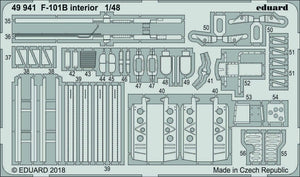 Eduard 49941 F-101B interior 1/48 KITTY HAWK – imagen 2