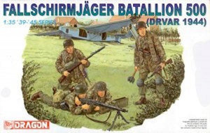 Dragon 6145 Fallschirmjaeger Batallion 500,1944 1/35