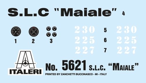 Italeri 5621 S.L.C. MAIALE with crew 1/35 – immagine 4