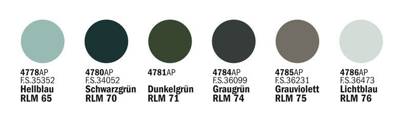 ITALERI 436AP - WWII Luftwaffe Aircraft - Acrylic Set – Bild 2
