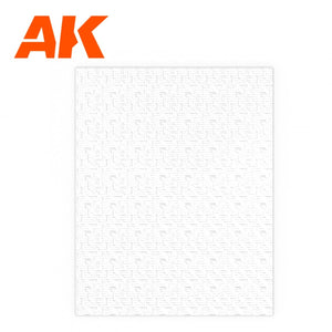 Plaque de pavage texturée AK Interactive AK6581, 245 x 195 mm / 9,64 x 7,68 pouces – 1 unité