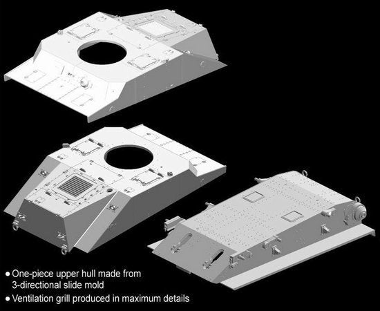 Dragon 7435 Japanese Type 2 (Ka-Mi) Amphibious Tank 1/72 – imagen 3