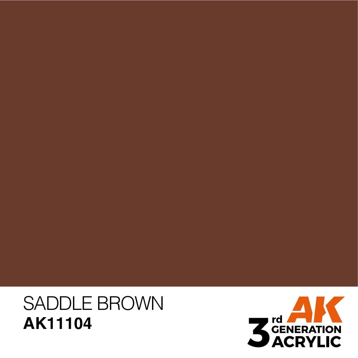 AK Interactive AK11104 SADDLE BROWN – STANDARD 17ml