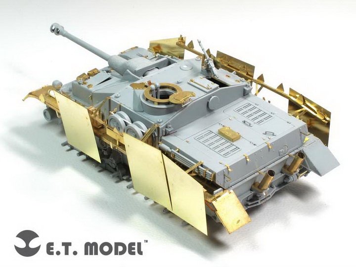 E.T. Model EA35-079 WWII German Schurzen for Stug.IV For DRAGON Smart Kit 1/35 – immagine 3