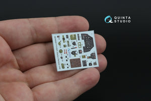 Quinta Studio QD48481 P-51B/C (Early) 3D-Printed coloured Interior on decal paper (Tamiya) 1/48 – imagen 7