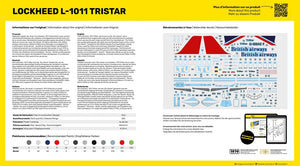 Heller 56451 Starter Kit - Lockheed L-1011 Tristar 1/125 – imagen 2