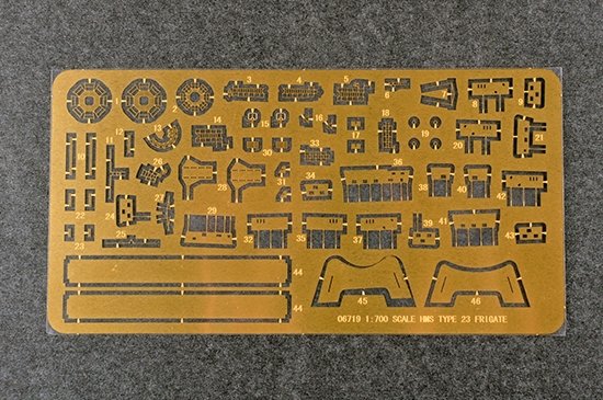 Trumpeter 06719 HMS TYPE 23 Frigate - Kent (F78) 1/700 – imagen 5