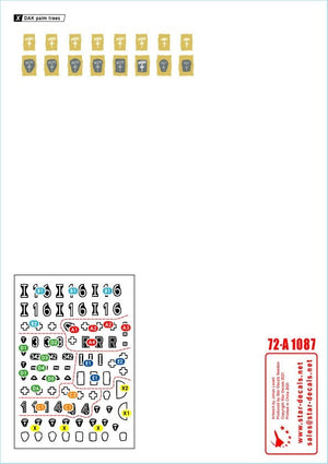 Star Decals 72-A1087 Panzer in the Desert # 4. PzKpfw II Ausf F, in North Africa 1/72 – image 2