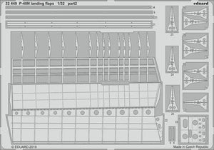 Eduard 32449 P-40N landing flaps 1/32 TRUMPETER – Bild 2