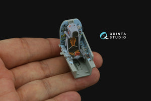 Quinta Studio QD+48480 Su-17M4/Su-22M4 3D-Printed &amp;amp; coloured Interior on decal paper (Hobby Boss) (with 3D-printed resin parts) 1/48 – imagen 10