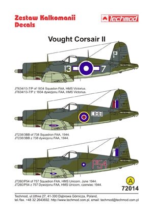 Techmod 72014 - Vought Corsair II 1/72 – imagen 2