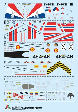 Italeri 1441 F-5A Freedom Fighter 1/72 – immagine 3