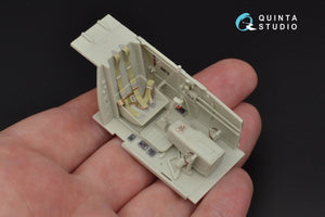 Quinta Studio QD32045 Bf 109G-10 3D-Printed &amp;amp; coloured Interior on decal paper (for Revell kit) 1/32 – immagine 7