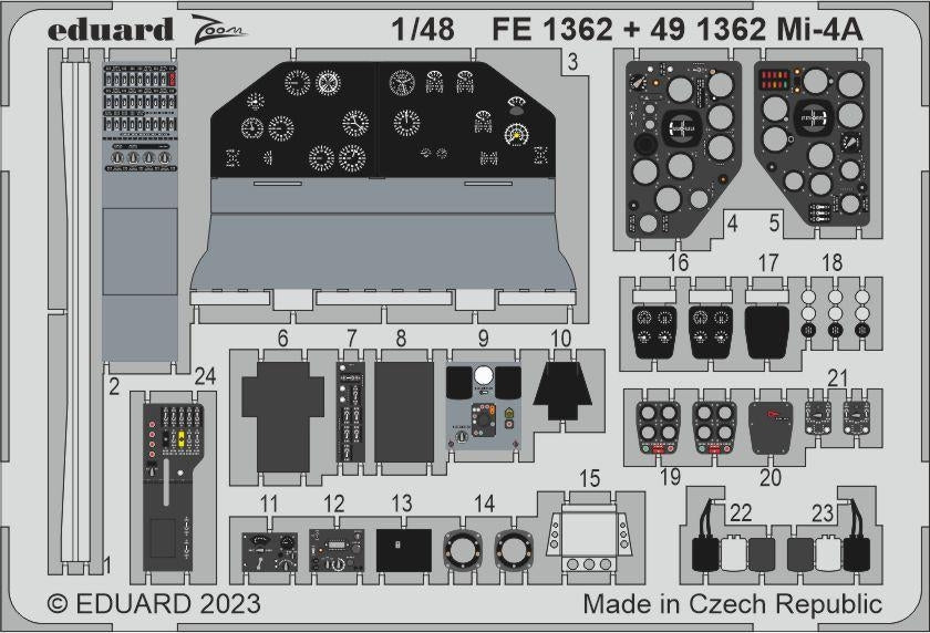 Eduard BIG49381 Mi-4A Trumpeter 1/48 – imagen 5