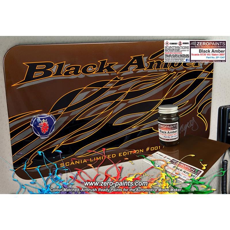 Zero Paints ZP-1347 Black Amber Scania R370 V8 / Italeri 60ml – imagen 5