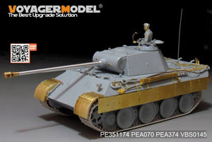 Voyager Model PE351174 WWII German Panther A early ver. Basic（For MENG TS-046）1/35 – immagine 4