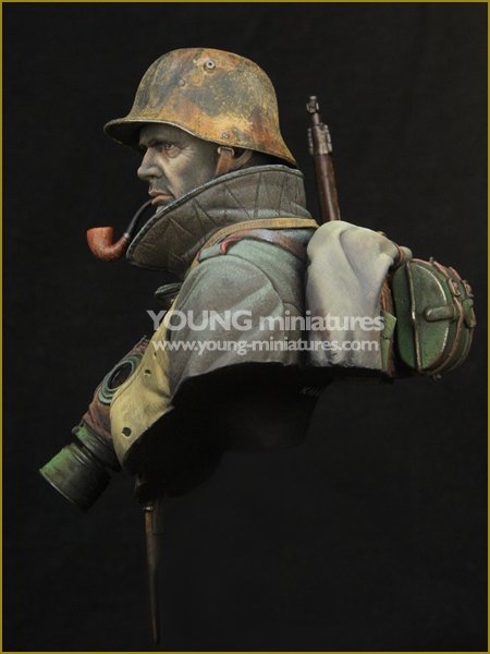 Young Miniatures YM1857 GERMAN STORMTROOPER WWI 1/10 – Bild 5