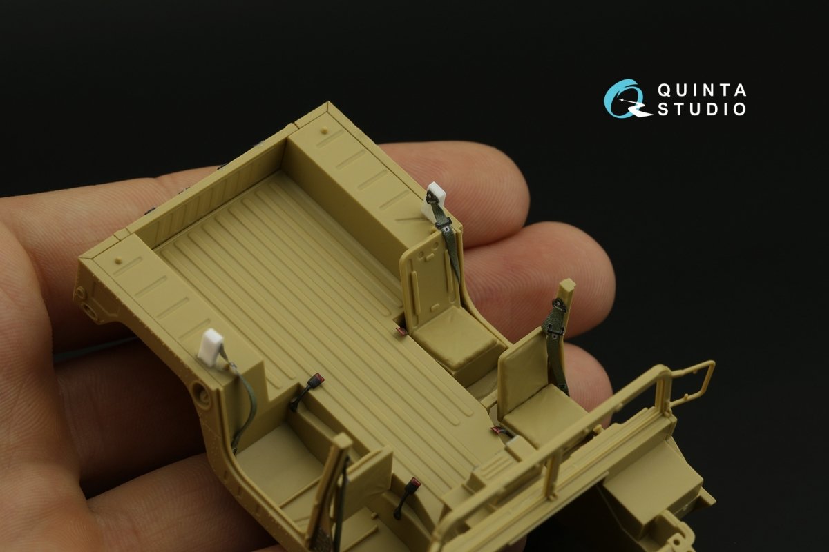 Quinta Studio QD48310 HUMVEE family 3D-Printed &amp;amp; coloured Interior on decal paper (Tamiya) 1/48 – immagine 13