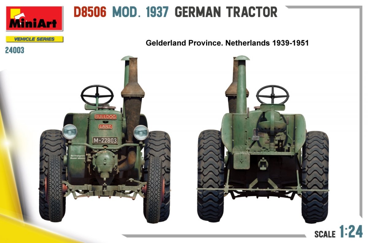 MiniArt 24003 TRACTEUR ALLEMAND D8506 MOD. 1937 1/24  – image 5