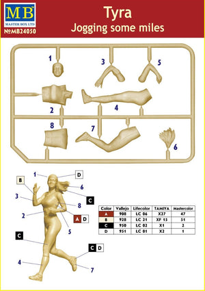 Master Box 24050 Jogging spme miles. Tyra 1/24 – Bild 2
