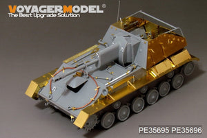Garde-boues de canon automoteurs russes SU-76 de la Seconde Guerre mondiale, modèle Voyager PE35696, pour MiniArt 35053 au 1/35  – image 4