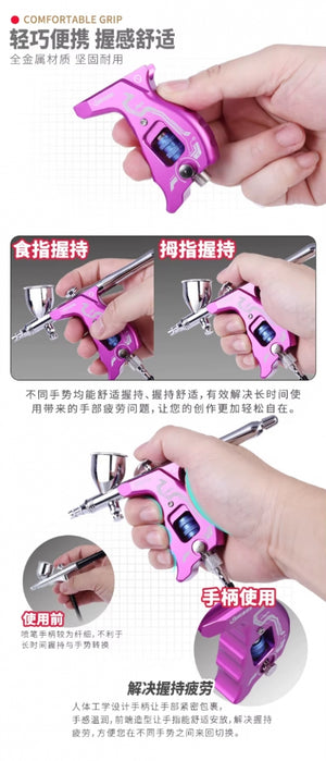 U-Star UA-90941 Airbrush Grip (Purple) – imagen 4