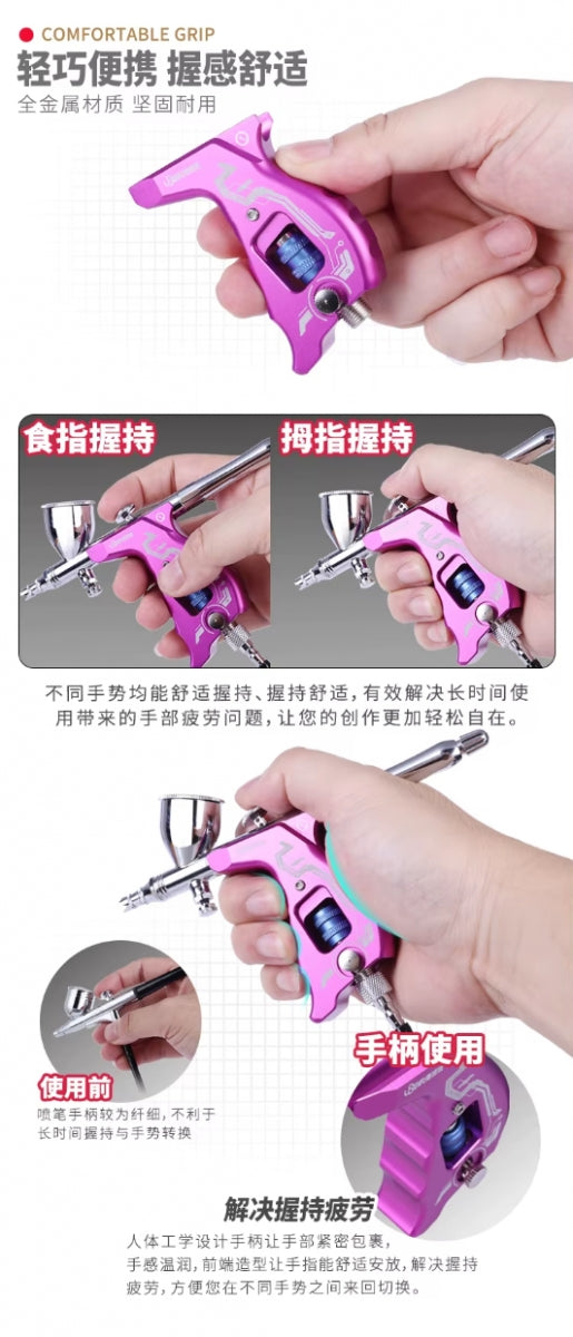 U-Star UA-90941 Airbrush Grip (Purple) – imagen 4
