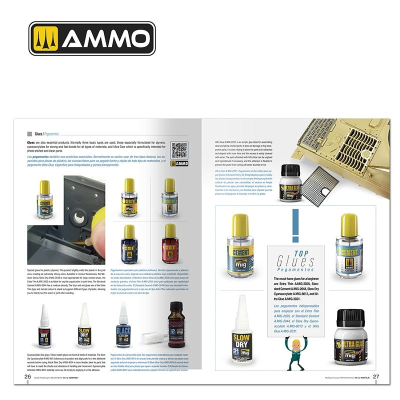 Ammo by Mig 6300 Scale Modeling for Beginners Vol. 1: Assembly (Bilingual English &amp;amp; Spanish) – imagen 8