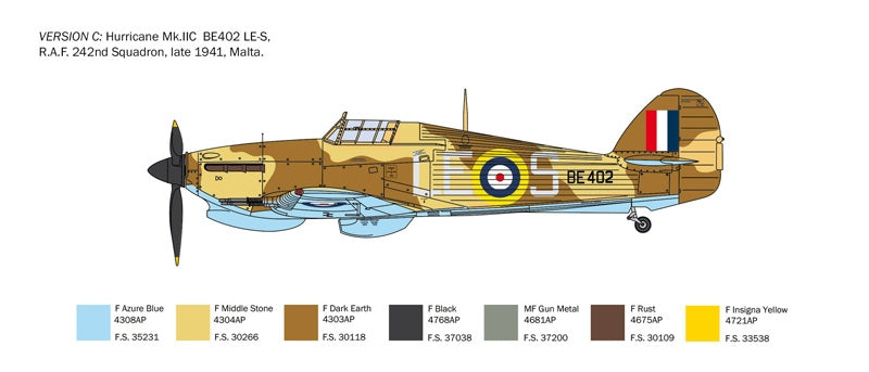 Italeri 2828 Hurricane Mk. IIC 1/48 – imagen 11