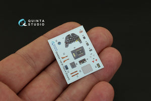 Quinta Studio QD48094 Bf 109G-6 3D-Printed &amp;amp; coloured Interior on decal paper (for Eduard kit) 1/48 – imagen 2