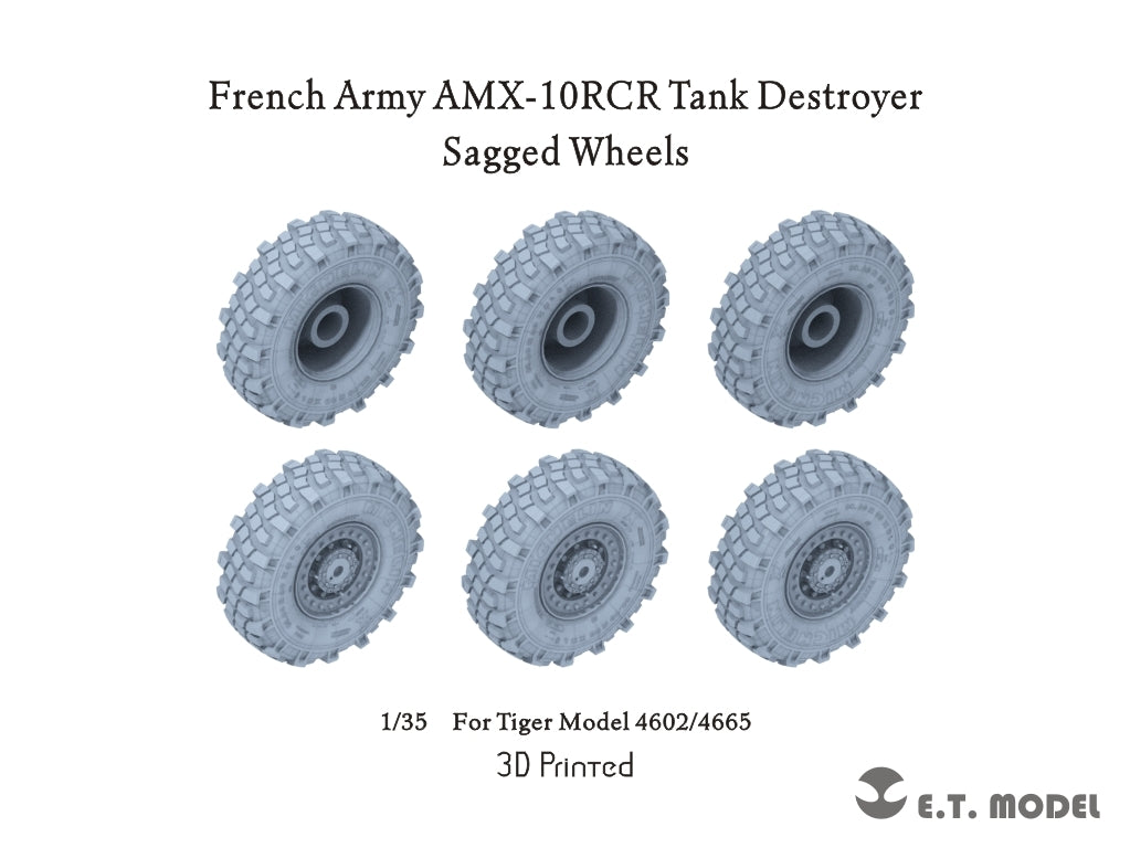 E.T. Model P35-167 Modern French AMX-10RCR Tank Destroyer Sagged wheels 1/35