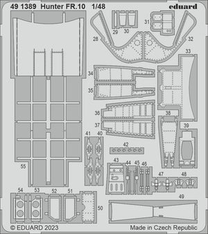 Eduard BIG49392 Hunter FR.10 AIRFIX 1/48 – imagen 2