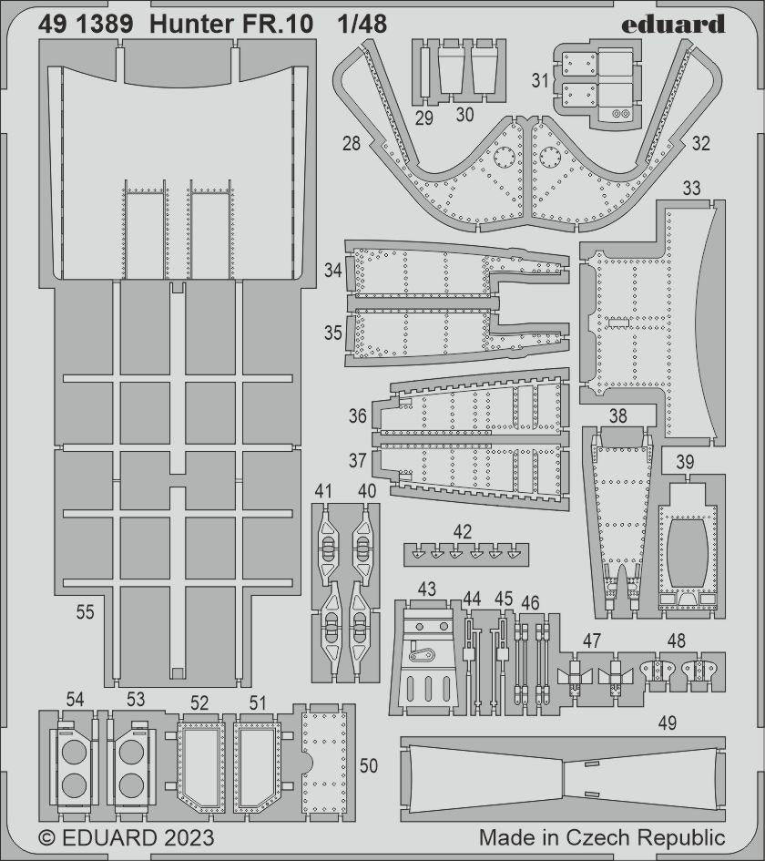 Eduard BIG49392 Hunter FR.10 AIRFIX 1/48 – imagen 2