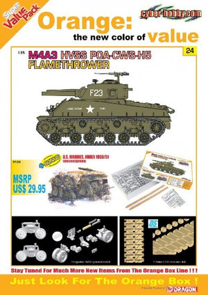 Cyber Hobby 9124 M4A3 HVSS POA-CWS-H5 1/35 – imagen 2