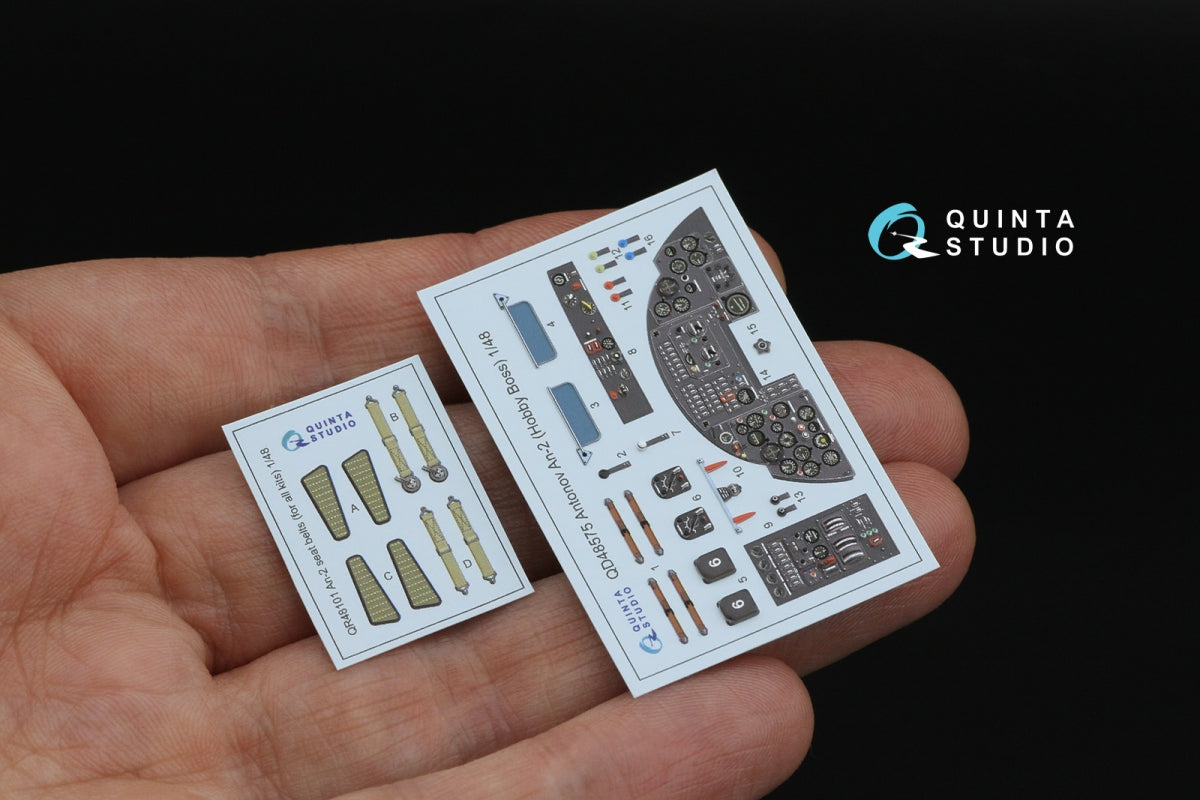 Quinta Studio QD48575 Antonov An-2 Colt 3D-Printed &amp;amp; coloured Interior on decal paper (HobbyBoss) 1/48 – imagen 4